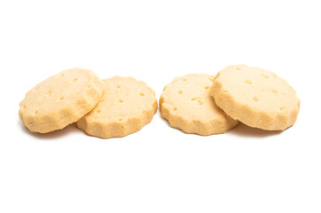 butter cookies isolated