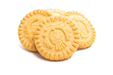 butter cookies isolated