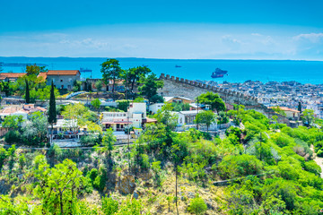 Aerial view of greek city Thessaloniki