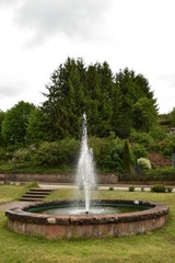 Naklejka premium Artesian fountain in Bruchweiler-Barenbach , Germany ,may, 2017