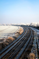 Schienen, Infrastruktur im Winter