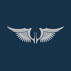 web design icon and symbol. Flat vector sign isolated on blue background. Simple vector illustration for graphic and web design.