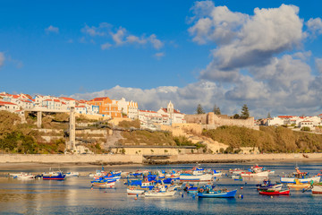 Vista da Cidade de Sines e da Praia Vasco da Gama, Alentejo, Portugal