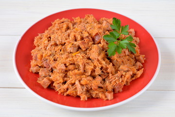bigos z kiszonej kapusty
