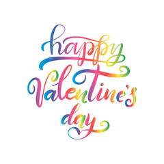 lettering for happy Valentines day