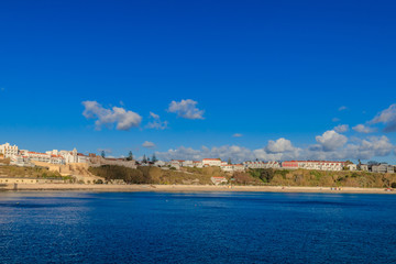 Vista da Cidade de Sines e da Praia Vasco da Gama, Alentejo, Portugal