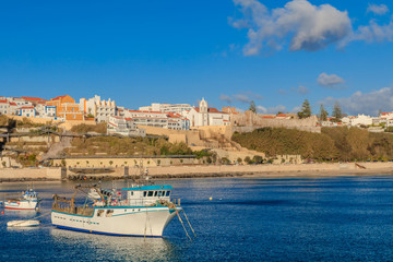 Vista da Cidade de Sines e da Praia Vasco da Gama, Alentejo, Portugal