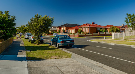Sunny summer day in Hallam, Australia.