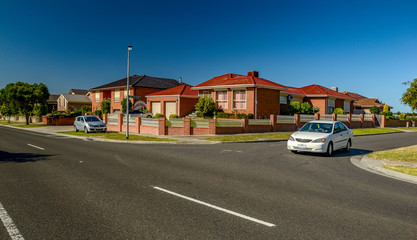 Sunny summer day in Hallam, Australia.