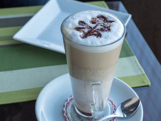 coffee with whipped cream