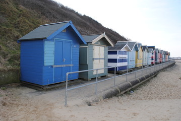 Obraz na płótnie Canvas Beach Huts