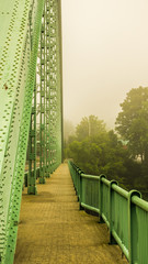  Bridge and Walkway in the Fog