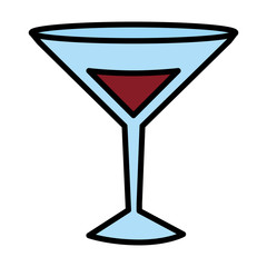 Cocktail glass icon 