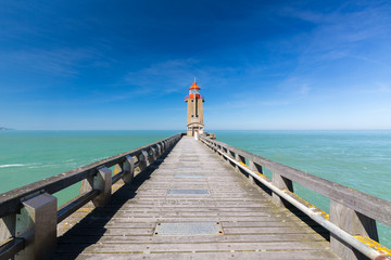 Lighthouse, Fecamp, Normandy, France - 245035050