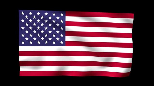 Animated Usa Flag Alpha