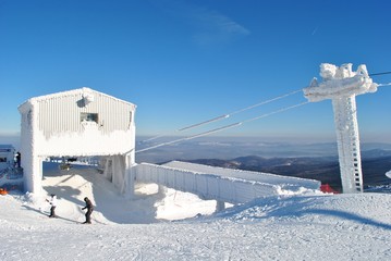 Wyciąg narciarski w Karkonoszach