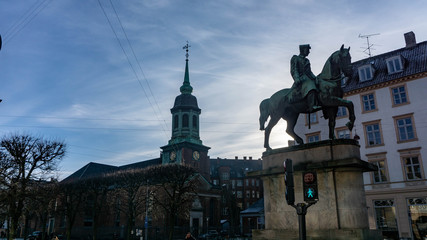 Fototapeta na wymiar kopenhagen statue