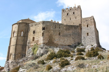 Castillo defensivo en Loarre