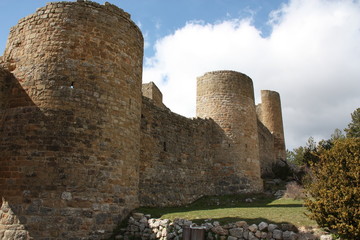 Fototapeta na wymiar Muralla castillo Loarre
