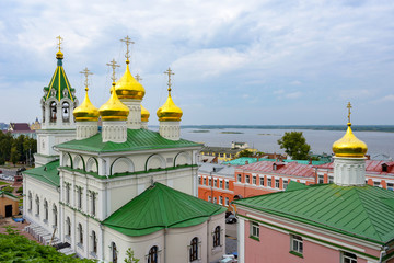 Fototapeta na wymiar Church of the Nativity of John the Baptist in Nizhny Novgorod, Russia
