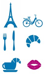 Clichés sur Paris en 6 icônes