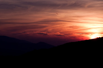 Sunset clouds