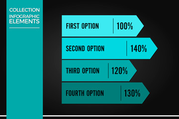 Collection and Set Infographic Elements Vector Design Eps 10