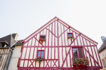 Maison typique de Bourgogne, France