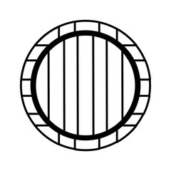 Fototapeta premium wooden wine barrel
