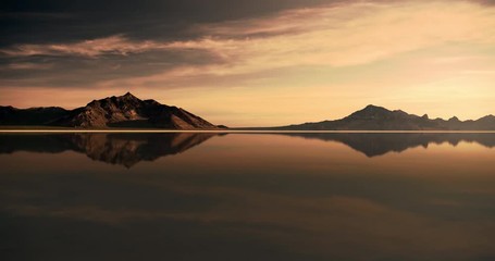 Great Salt Lake in Utah, USA in 4K