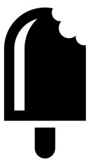 Ice Cream Bar Vector Icon.eps