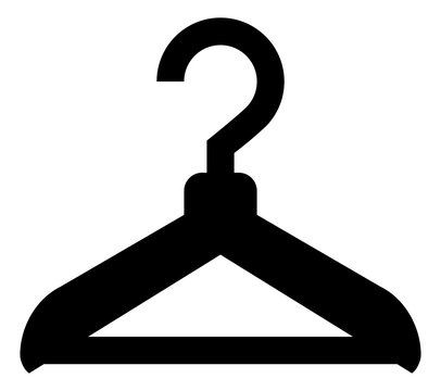 recommend clip art: Hanger Closet Wardrobe Vector Icon.eps
