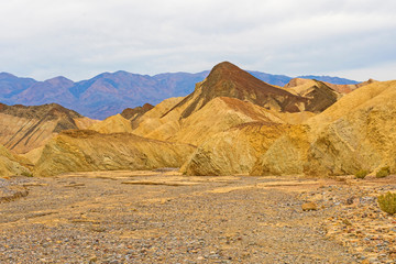 Colorful Formations in a Desert Arroyo