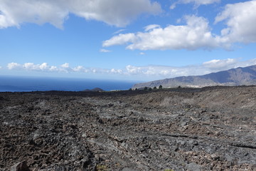 Lavafeld auf La Palma