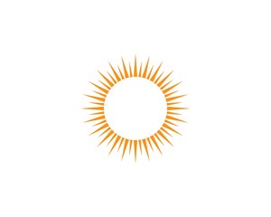 sun ilustration logo vector