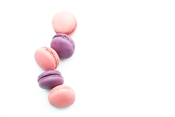 French Pink and Purple Macarons