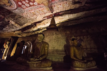 Dambulla cave tempel, Sri Lanka 
