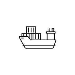 Obraz premium factory, cargo icon. Element of production icon for mobile concept and web apps. Thin line factory, cargo icon can be used for web and mobile