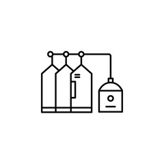 factory, resource, stock icon. Element of production icon for mobile concept and web apps. Thin line factory, resource, stock icon can be used for web and mobile