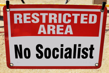 No Socialist Allowed.