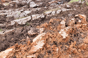 Soil plow clay