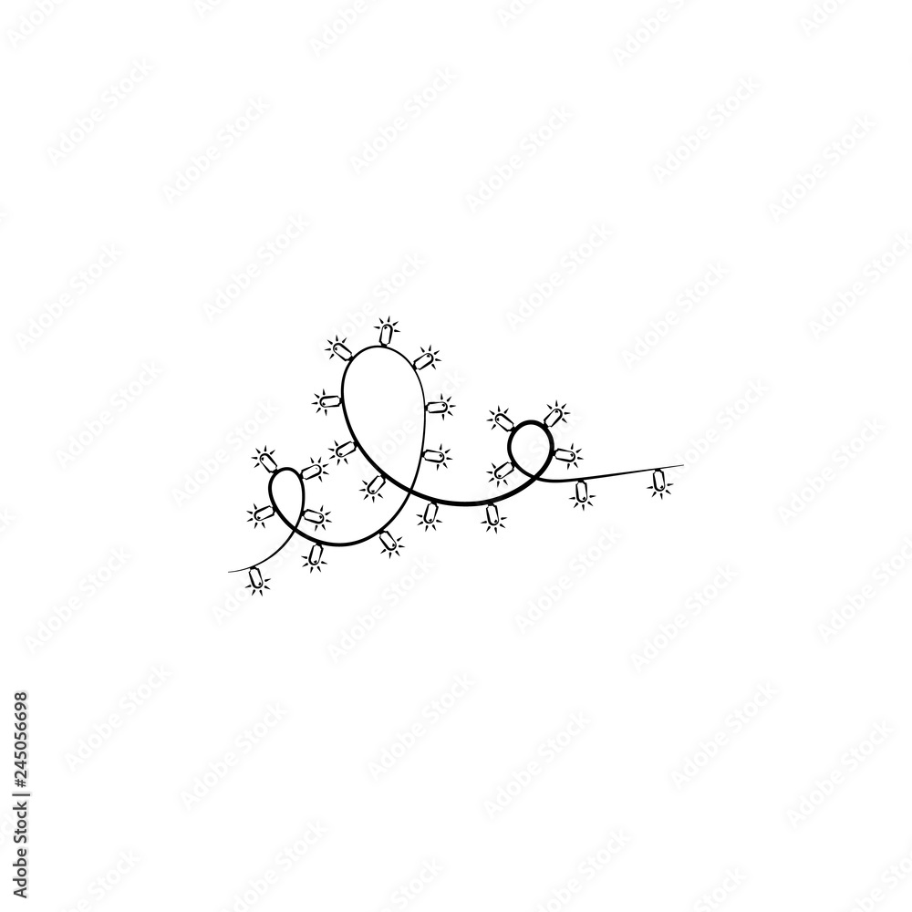 Aufkleber light bulb icon. element of lighting icon. thin line icon for website design and development, app de