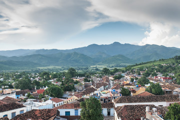 Fototapeta na wymiar Trinidad from above, Cuba 