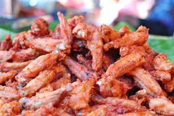Fried chicken at street food