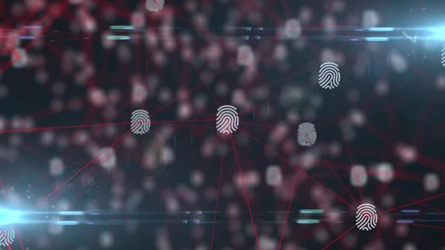 DNA fingerprinting sequencing personal data privacy conceptual 3D render