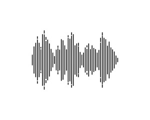 sound wave ilustration logo vector icon