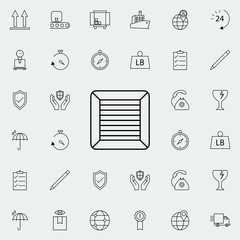 box icon. logistics icons universal set for web and mobile
