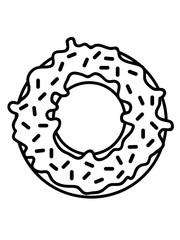 essen donut hunger lecker dick fett diät comic cartoon süßigkeit gebäck ring rund naschen sünde ungesund fressen bäcker clipart