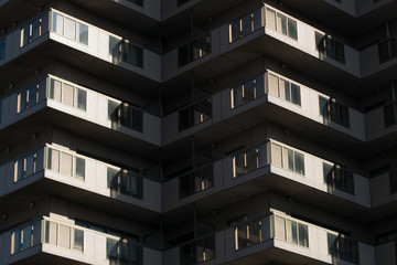 Fototapeta premium A sight of apartment exterior 