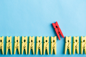 Stand Out From The Crowd And Different Concept And Leadership